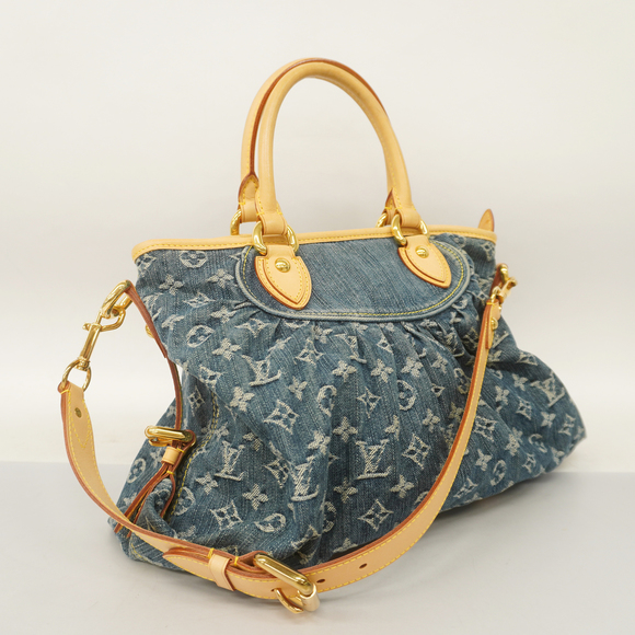 Louis Vuitton Monogram Denim Neo Cabby MM Shoulder Bag - Picture 2 of 10